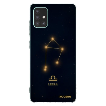 Picasee silikonowe przeźroczyste etui na Samsung Galaxy M51 M515F - LIBRA