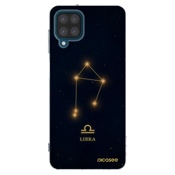 Picasee silikonowe przeźroczyste etui na Samsung Galaxy A12 A125F - LIBRA