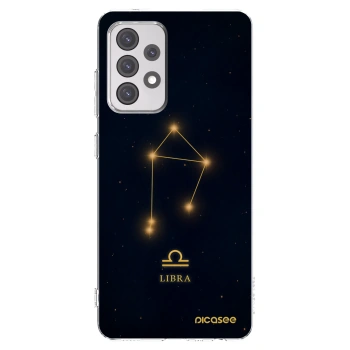 Picasee silikonowe przeźroczyste etui na Samsung Galaxy A52 5G A525F - LIBRA