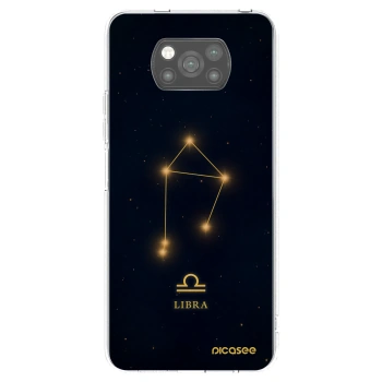 Picasee silikonowe czarne etui na Xiaomi Poco X3 Pro - LIBRA