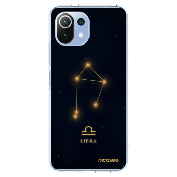 Picasee silikonowe przeźroczyste etui na Xiaomi Mi 11 Lite - LIBRA