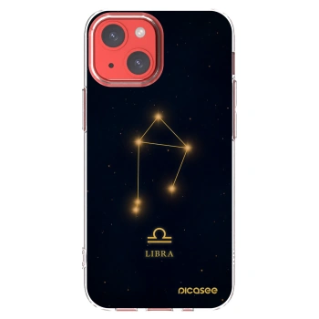 Picasee silikonowe przeźroczyste etui na Apple iPhone 13 mini - LIBRA