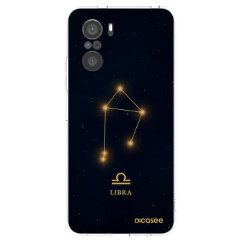 Picasee silikonowe przeźroczyste etui na Xiaomi Poco F3 - LIBRA