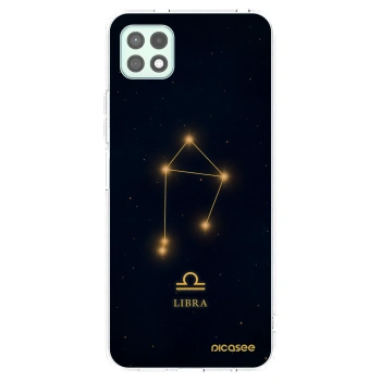 Picasee silikonowe przeźroczyste etui na Samsung Galaxy A22 A226B 5G - LIBRA