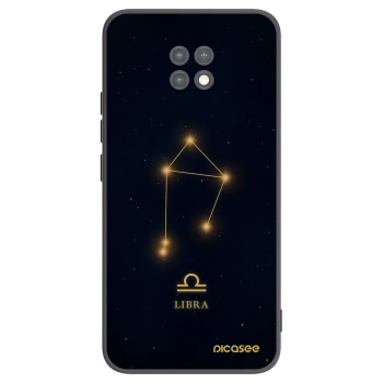 Picasee silikonowe czarne etui na Xiaomi Redmi Note 9T - LIBRA