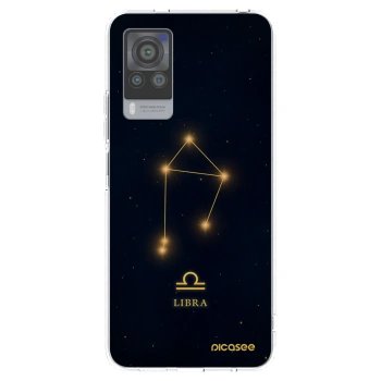 Picasee silikonowe przeźroczyste etui na Vivo X60 Pro 5G - LIBRA