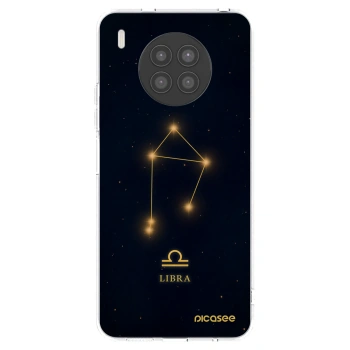 Picasee silikonowe przeźroczyste etui na Huawei Nova 8i - LIBRA