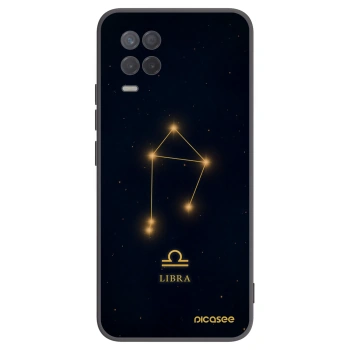 Picasee silikonowe czarne etui na Realme 8 5G - LIBRA
