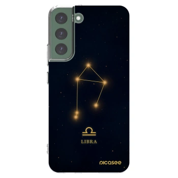Picasee silikonowe przeźroczyste etui na Samsung Galaxy S22+ 5G - LIBRA