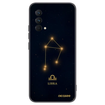 Picasee silikonowe czarne etui na Realme GT Master Edition 5G - LIBRA