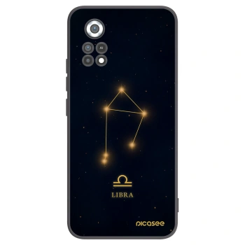 Picasee silikonowe czarne etui na Xiaomi Poco X4 Pro 5G - LIBRA