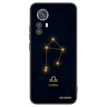 Picasee silikonowe czarne etui na Xiaomi 12 Pro - LIBRA