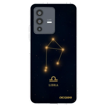 Picasee silikonowe przeźroczyste etui na Vivo V23 5G - LIBRA
