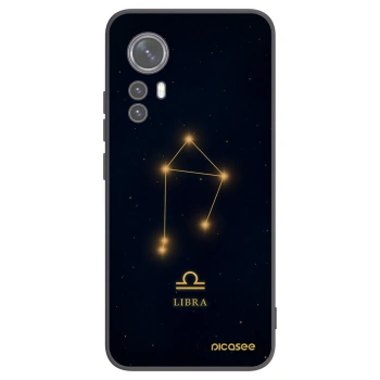 Picasee silikonowe czarne etui na Xiaomi 12X - LIBRA