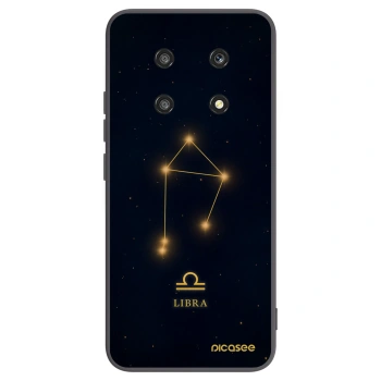 Picasee silikonowe czarne etui na Honor Magic4 Lite 5G - LIBRA
