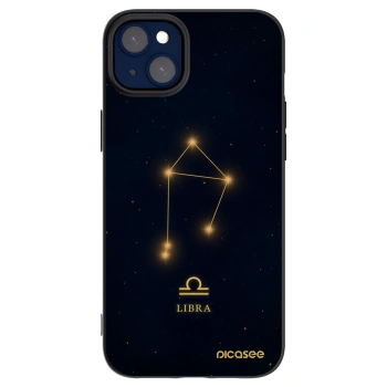 Picasee silikonowe czarne etui na Apple iPhone 14 Plus - LIBRA