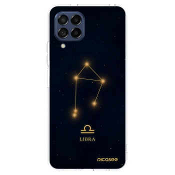 Picasee silikonowe przeźroczyste etui na Samsung Galaxy M53 5G - LIBRA
