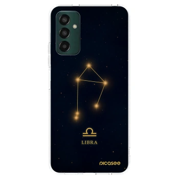 Picasee silikonowe przeźroczyste etui na Samsung Galaxy M13 M135F - LIBRA