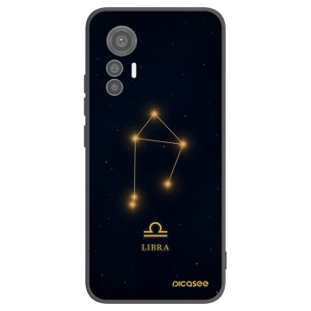 Picasee silikonowe czarne etui na Xiaomi 12 Lite - LIBRA