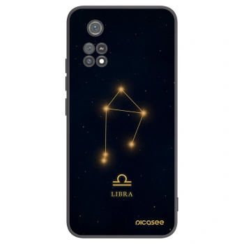 Picasee silikonowe czarne etui na Xiaomi Poco M4 Pro - LIBRA