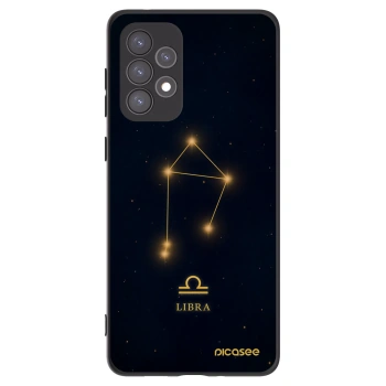 Picasee silikonowe czarne etui na Samsung Galaxy A73 5G - LIBRA