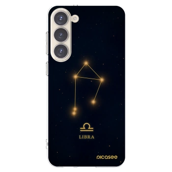 Picasee silikonowe przeźroczyste etui na Samsung Galaxy S23+ 5G - LIBRA