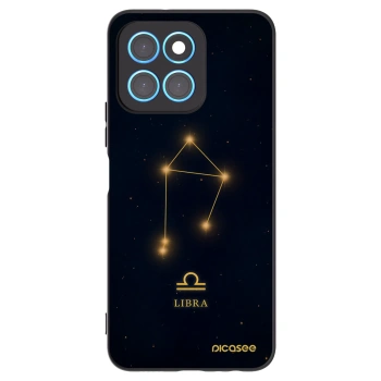 Picasee silikonowe czarne etui na Honor X6 - LIBRA