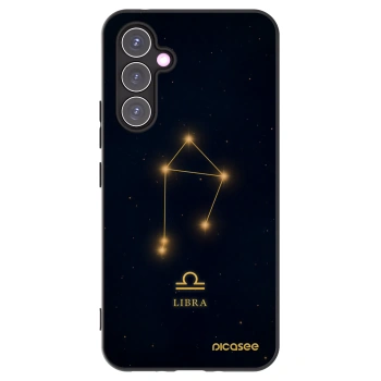 Picasee silikonowe czarne etui na Samsung Galaxy A54 5G A546B - LIBRA
