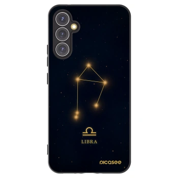 Picasee silikonowe czarne etui na Samsung Galaxy A34 5G A346B - LIBRA