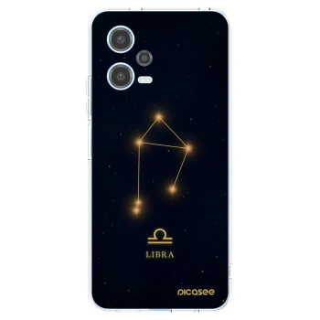 Picasee silikonowe przeźroczyste etui na Xiaomi Redmi Note 12 5G - LIBRA
