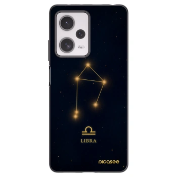 Picasee silikonowe czarne etui na Xiaomi Redmi Note 12 Pro+ 5G - LIBRA