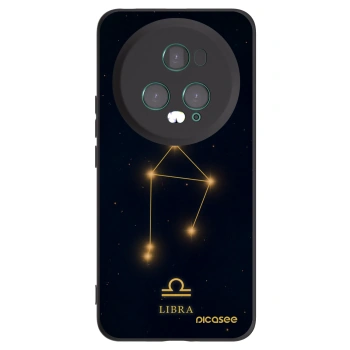 Picasee silikonowe czarne etui na Honor Magic5 Pro - LIBRA