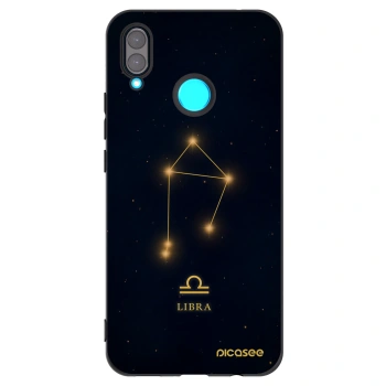 Picasee silikonowe czarne etui na Huawei Nova 3 - LIBRA