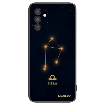 Picasee silikonowe czarne etui na Samsung Galaxy A04s A047F - LIBRA