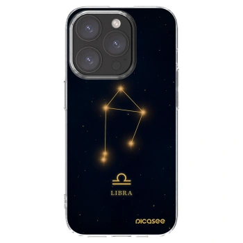 Picasee silikonowe przeźroczyste etui na Apple iPhone 15 Pro - LIBRA