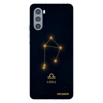 Picasee silikonowe przeźroczyste etui na Motorola Moto G62 - LIBRA