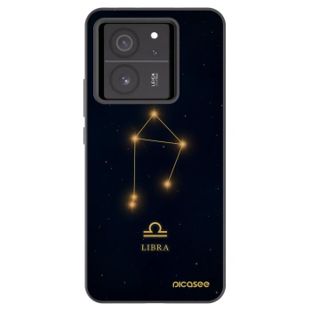 Picasee silikonowe czarne etui na Xiaomi 13T Pro - LIBRA