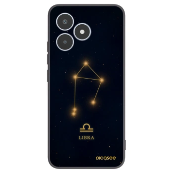 Picasee silikonowe czarne etui na Realme C53 - LIBRA