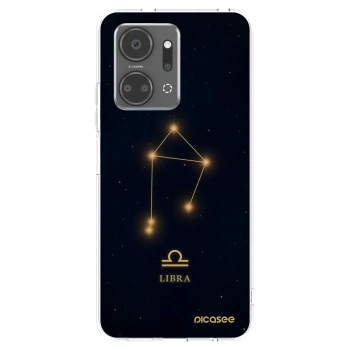 Picasee silikonowe przeźroczyste etui na Honor X7a - LIBRA