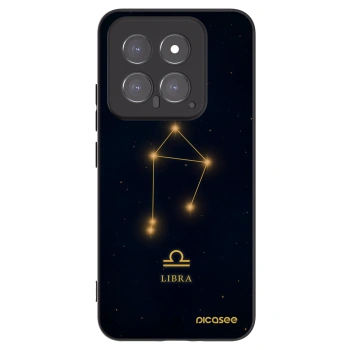 Picasee silikonowe czarne etui na Xiaomi 14 - LIBRA
