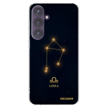 Picasee silikonowe przeźroczyste etui na Samsung Galaxy S24+ S926B 5G - LIBRA