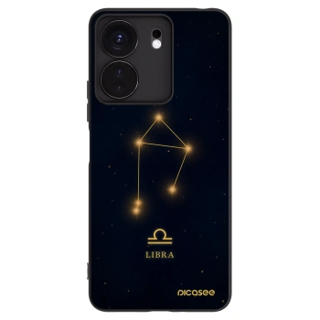 Picasee silikonowe czarne etui na Xiaomi Redmi 13C 4G - LIBRA