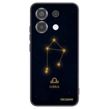 Picasee silikonowe czarne etui na Xiaomi Poco X6 - LIBRA
