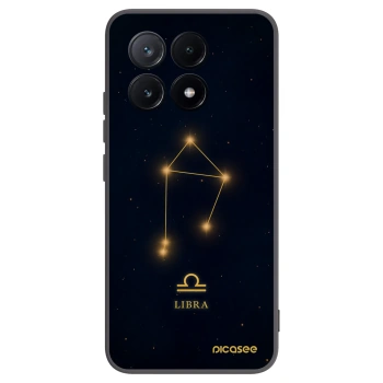 Picasee silikonowe czarne etui na Xiaomi Poco X6 Pro - LIBRA