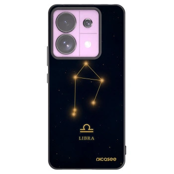 Picasee silikonowe czarne etui na Xiaomi Redmi Note 13 Pro 5G - LIBRA