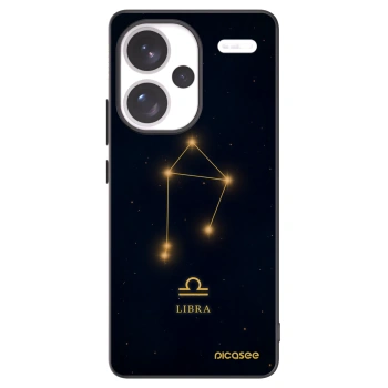 Picasee silikonowe czarne etui na Xiaomi Redmi Note 13 Pro+ 5G - LIBRA