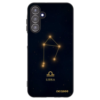 Picasee silikonowe czarne etui na Samsung Galaxy A15 A156B 5G - LIBRA