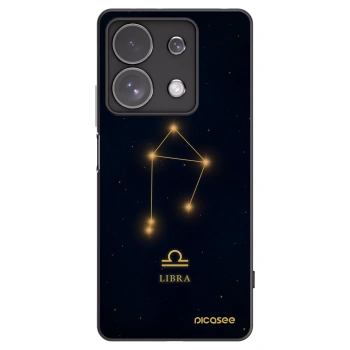 Picasee silikonowe czarne etui na Xiaomi Redmi Note 13 Pro 4G - LIBRA