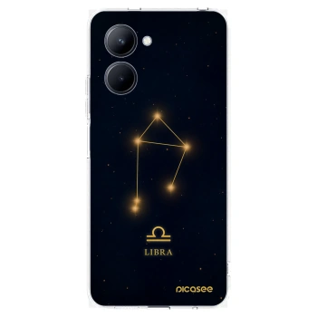 Picasee silikonowe przeźroczyste etui na Realme C33 (2023) - LIBRA