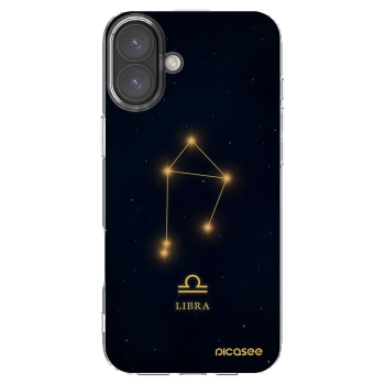 Picasee silikonowe przeźroczyste etui na Apple iPhone 16 Plus - LIBRA